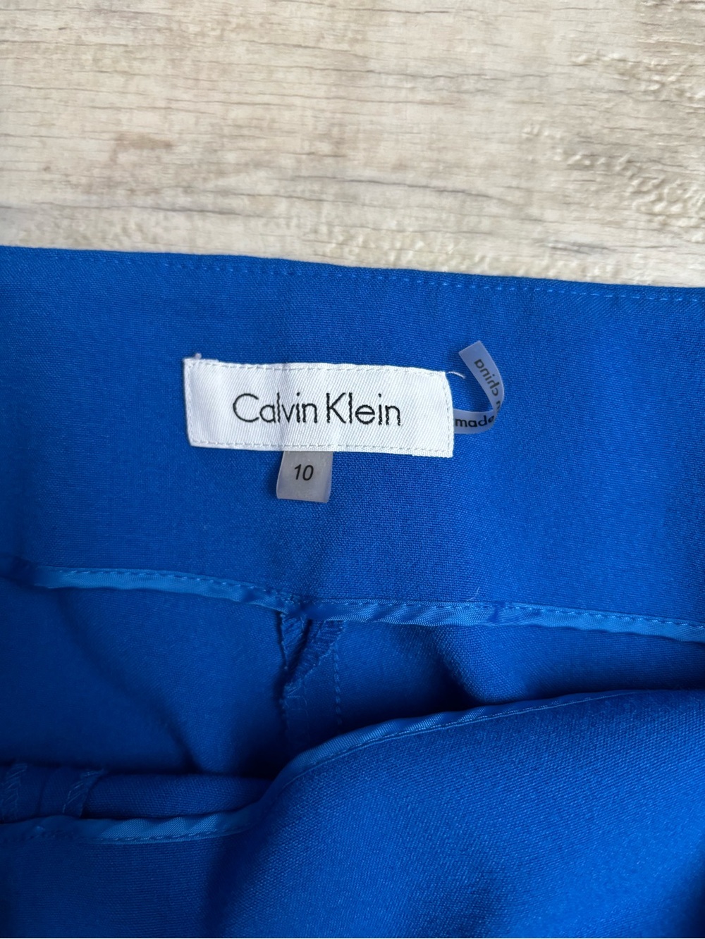 Calvin Klein Royal Blue Dress Pants-015 - Picture 3 of 4